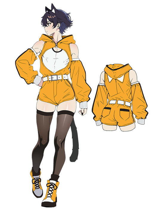 Kawaii Yellow Puppy Kigurumi Pajama