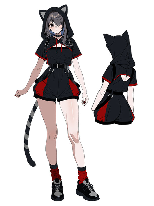 Sweet Cool Cat Girl Outfit